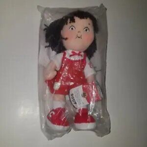 NEW Campbell Kids 100 Years Century Edition 9" Plush Doll Girl Soup